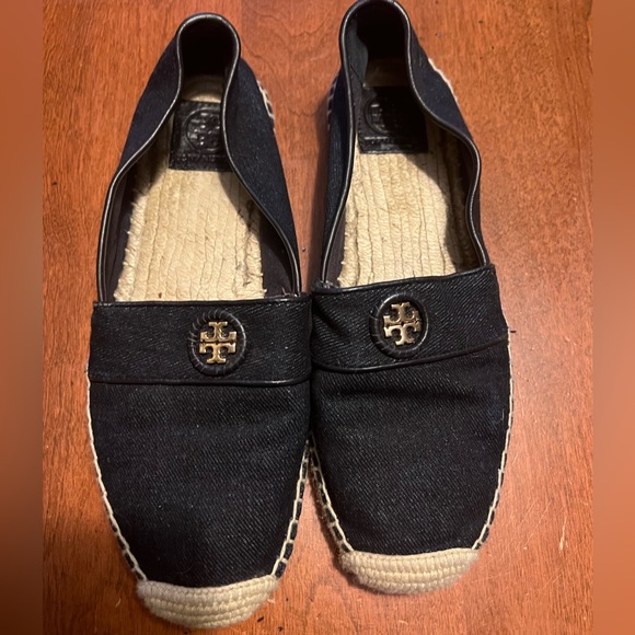 Tory Burch Shoes - Tory Burch espadrilles dark navy denim 9